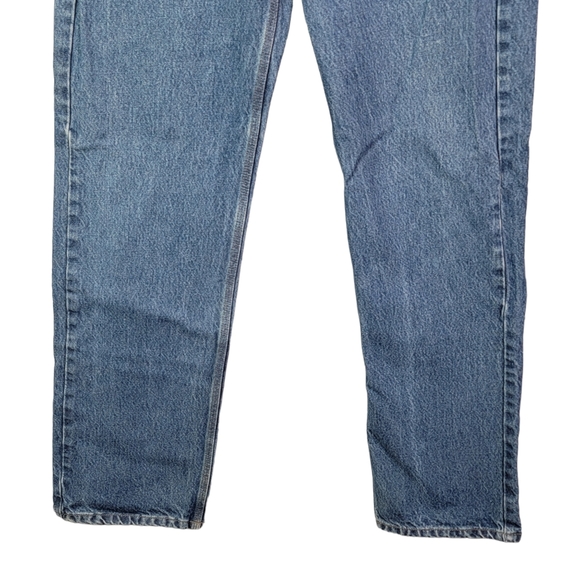 Carhartt Relaxed Fit Vintage Y2K Workwear Medium Wash Denim Jeans 32x34 - Picture 2 of 12